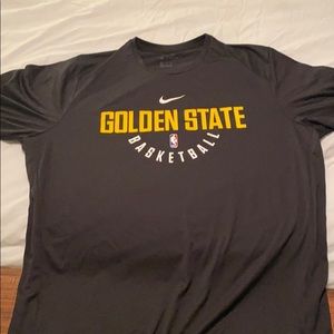 Nike Dry-Fit Golden State Basketball T-shirt.